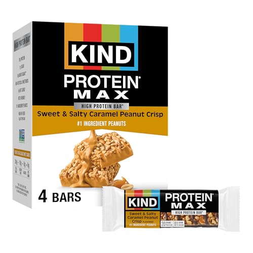 KIND Protein MAX Sweet & Salty Caramel Peanut Crisp Snack