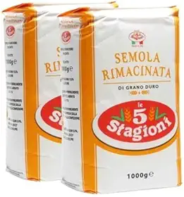 Farinha Italiana Le 5 Stagioni Tipo Sêmola Rimacinata 2kg