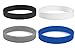 Beyond Dreams 4 braccialetti in silicone per donne e uomini, accessori fitness, Blau Schwarz Grau Bianco