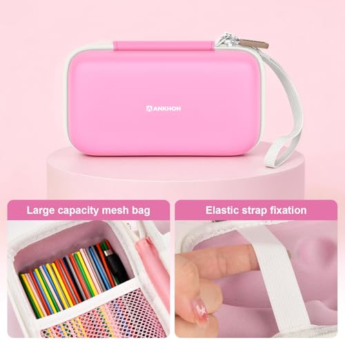 Image of ANKHOH 3D Pen for Kids Case, for 3Doodler Start+ Essentials, Pink