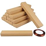 Lieferumfang: 12 rechteckige Geschenkboxen und ein Rollenband in Kaffeefarbe. Es gibt genug Menge an Boxen und Bändern, um die täglichen Dekorationsbedürfnisse zu erfüllen.