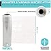 Triplast 500mm Heavy Duty Clear Pallet Stretch Wrap - Extra Long Rolls, Standard Core, 25mu Thick - Plastic Shrink Wrap & Industrial Cling Film for Removals & Warehouse Packaging Use (12 Rolls)