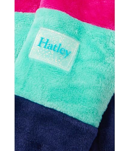 Hatley Boys' Colourblock Stripes Fuzzy Fleece Zip-up (Toddler/Little Big Kid)3