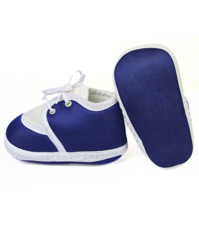 Image of Neska Moda 6 To 12 Months Baby Boys & Baby Girls Cotton Lace Booties