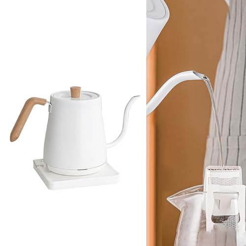 Hervidor eléctrico cuello de ganso Gavigain blanco miniatura 3