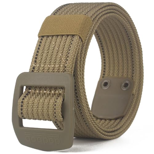 Belt for Men Security Tactical Belt Durable Rip Resistant Belts for Men Women with non Metallic Buckle