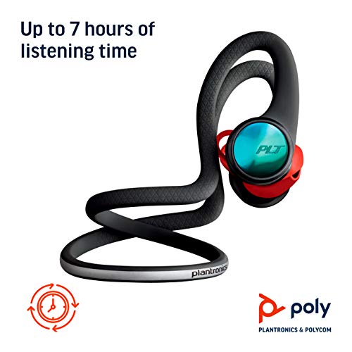 Plantronics - Backbeat Fit 2100 Wireless Bluetooth In Ear Headphones (Poly) - Sweatproof & Waterproof Workout Headphones - Hear Your Surroundings/Train Safely-Connect To Your Cell Phone Via Bluetooth #TOP5