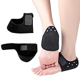 Protege Tacón Talonera Epine Calcaneenne 1 par Calcetín Tacón Gel Suela Epine Calcaneenne para Hombre y Mujer Para Pie Craquelado Tendinitis Evita la Fricción del Talón(S 35-39)