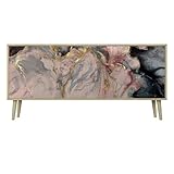 sideboard barock günstig ✅ Perfekt für Ihr Interieur - Dieses Sideboard mit minimalistischem Design und gemusterten Fronten fügt sich gut in jeden Raum ein, vom Wohnzimmer über den Flur bis zum Schlafzimmer. Sie eignet sich auch als Kommode im Esszimmer, auf der Sie zum Beispiel einen Blumenstrauß oder andere Dekorationen platzieren können. Er wird sich auch als TV-Schrank eignen!