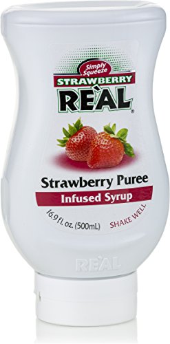 Reàl Infused Exotics Syrup, Strawberry Puree, 500 gm