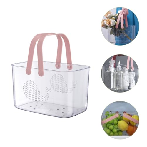 Panier de portable en plastique avec poignée ergonomique pour ranger le linge - 6