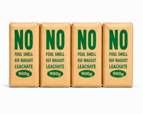 Image of Omega Bioclean and Grow Composting Brick,Enoculam for Kitchen Waste Composting (Pack of 4)