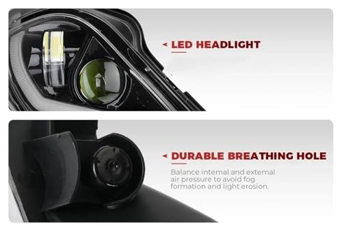 Phare LED clignotant de phare pour YFZ450R Raptor 700 Wolverine