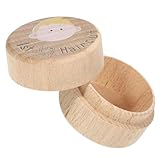 Genérico de Recuerdo para Primer Corte Cabello - contenedor grande de depósito de madera - Recordatoria Del Primer Pelo,Habitación Infantil, Casa de los Abuelos, Dormitorio y Accesorios Fotográficos