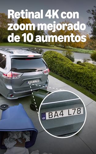Cámara de seguridad exterior 4K con luces de 600 lúmenes Ring Spotlight Pro 2