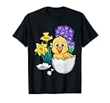 Ostern Osterglocken Narzissen Hyazinthen Küken T-Shirt