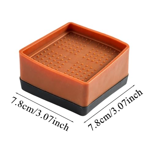 Elevadores de sofá apilables y cuadrados | Pack de 4 soportes estables 6