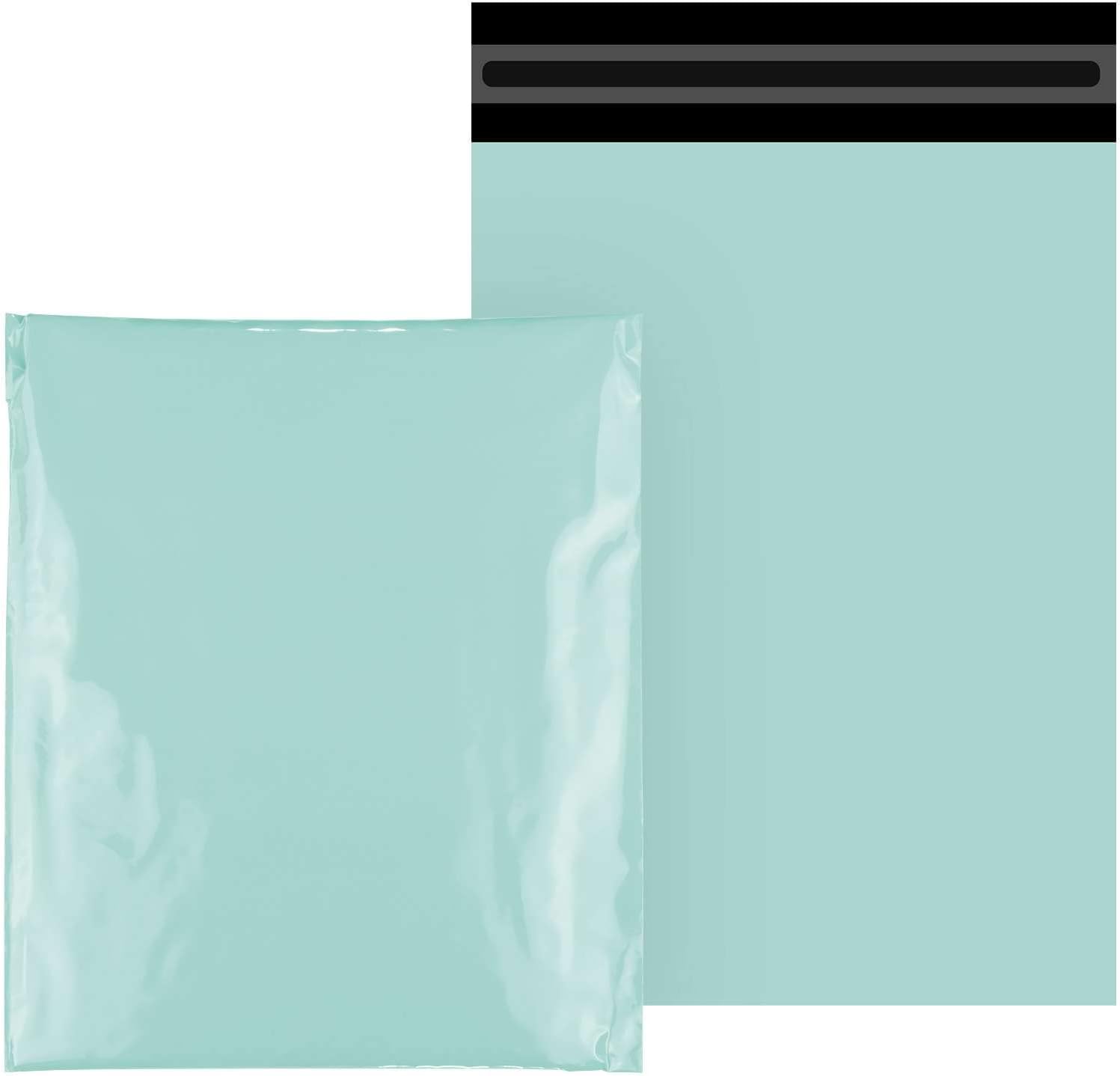 10"x12" (25cm x 31cm) 200pcs Teal Poly Bag Mailers Plastic Packaging Mailing Shipping Bag Waterproof and Tear-Proof Strong Self Adhesive Multipurpose Envelope Small Medium Large