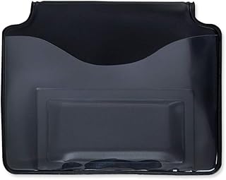 Horizontal Heavy-Duty Magnetic Badge Holder – Matte Black Vinyl ID Holder – Made in USA, Folds Over Pocket or Belt (Sold Individually)