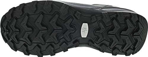 Jack Wolfskin Herren Refugio Texapore Low M Walking-Schuhe, Grey / Black, 42.5 EU – Ansicht 6