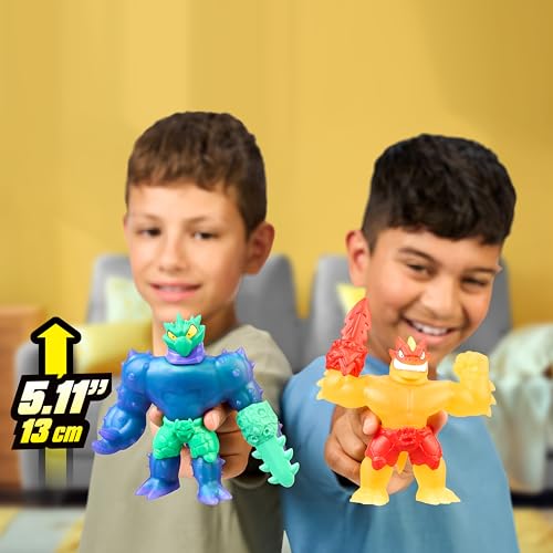 Heroes of Goo Jit Zu Meteor Madness Versus Pack, Flame Blazagon Versus Cacticus With Battle Gauntlet Weapons