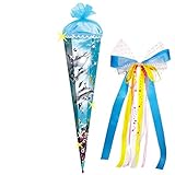 und als Extra: DIE individuelle Schultüte mit Ihrem WUNSCHvorNAMEN - einfach den Artikel 