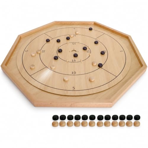 30-inch Beech Wood Crokinole Board