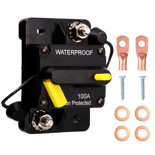 Disyuntor Impermeable de 100A Compatible con Minn Kota y Motores de RV