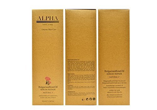 Bulgarian Rose Oil Serum organic Hair Care By Alpha New York 100 ml. / 3.38 fl.oz.