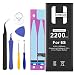 High Capacity Battery for iPhone 6S, HOMSUM Full 2200mAh 0 Cycle with Repair Replacement Kits & Instructions - 365 Days Warranty