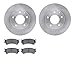 Dynamic Friction Company Front Brake Rotors with 5000 Advanced Brake Pads 6502-80148