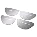 2 Pair of Set Door Handle Side Latch Catcher Back Panel Aluminum Plate for Kia Stinger 2017 2018