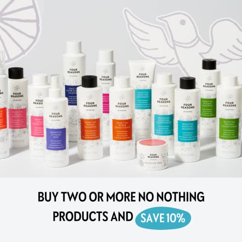 No Nothing Sensitive Color Shampoo - Fragrance Free Shampoo - Hypoallergenic, Unscented Shampoo For Color Treated Hair - Shampoo For Sensitive Scalp And Skin - Paraben Free, Vegan – 10.15 Oz #TOP6