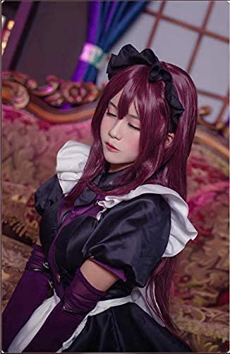 Amazon.co.jp: 漫尚cosplay魔槍 スカサハ 師匠 メイド服 コスプレ衣装