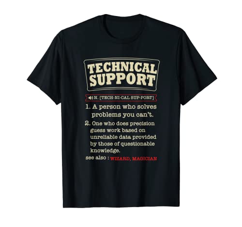 Tech Support Definition Shirt-Funny Computer Nerd Gift Shirt