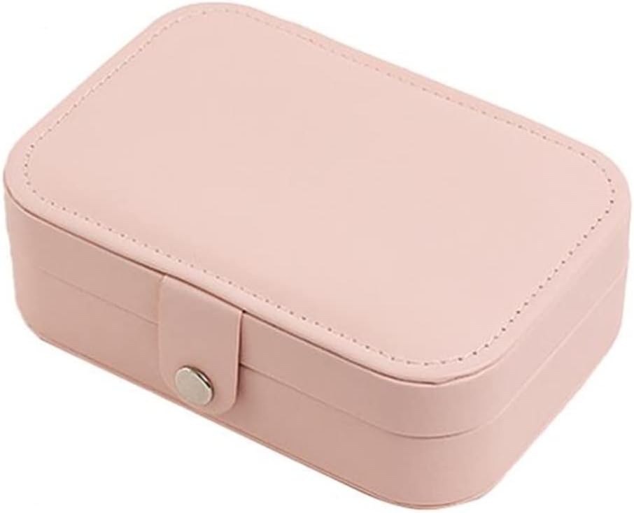 Woven Microfiber Jewelry Organizer Portable Multilayer Flip Bracelet Necklace Portable Jewellery Storage Holder Case 1Pcs (Color : B06 16.5x11.5x5.5cm)