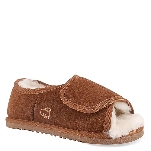 Lamo Womens Apma Open Toe Slip On Casual Slippers Casual - Brown