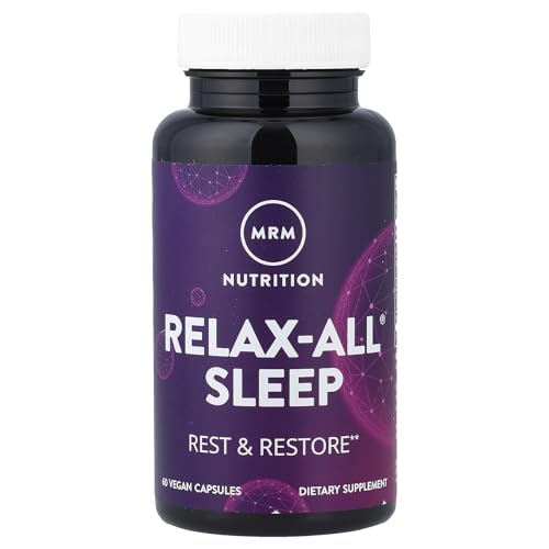 MRM Relax-All Sleep Dietary Supplement - Natural Sleep Support with