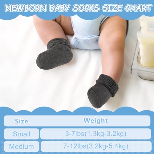 Janmercy 20 Pair Preemie Socks Girls Boy Baby Preemie Newborn Socks Premature Socks For Preemie Unisex Baby thumb #1
