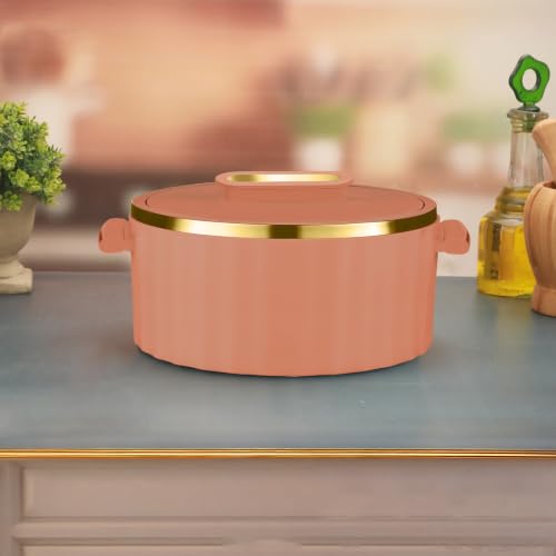 Image of Trueware Celebration Inner Steel Casserole 2900 ML | PU Insulated | BPA Free | Odour Proof | Food Grade| Ideal for Chapatti | Roti | Curd Maker | Thermoware | Hot Pot