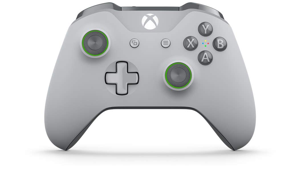 Microsoft Wireless Controller - Grey/Green - Xbox One [video game] [video game] [video game] [video game] [video game] [video game] [video game] [video game] [video game] [video game] [video game] [video game] [video game] [video game] [video game] [video