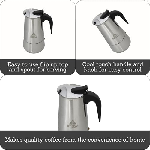 IMUSA Stainless Steel 6-Cup