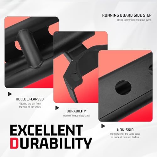 Estribos laterales de acero para Jeep Wrangler JK 2007-2018 miniatura 5