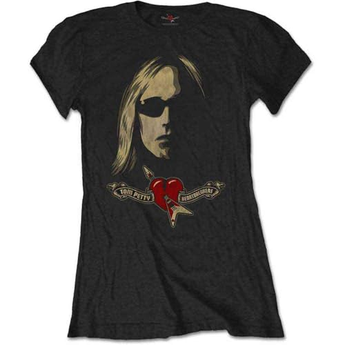 T-shirt Tom Petty femme Rock Off idéal pour les festivals de musique