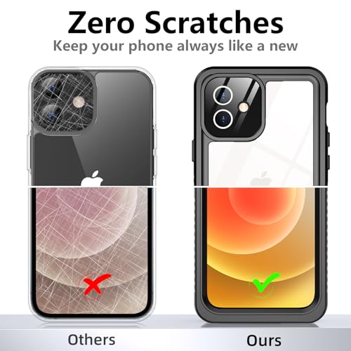 Image of Clear Case Compatible with iPhone 12 Case /Compatible with iPhone 12 Pro Case - Clear