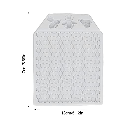 Molde de silicona de colmena y abeja para repostería miniatura 6