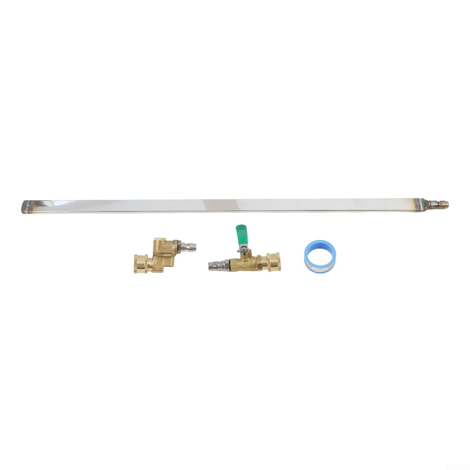Pressure Washer Nozzles Quick Connect Spray Tips, 24in Radiator Cleaning Wand 4500 PSI Stainless Nozzle 180 Swivel Flat Head for Cars Trucks