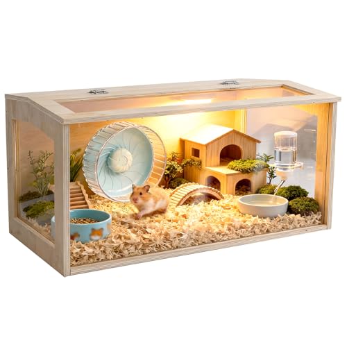 Large Hamster Cage – Chewproof, Deep Bedding & Easy-Open