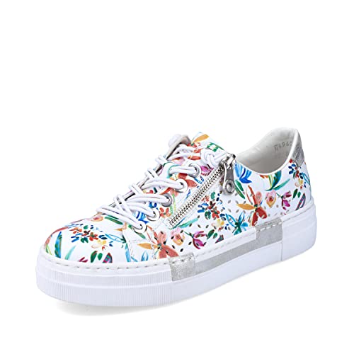 Rieker Damen Sneaker N4940, Frauen Schnürschuhe,schnürer,Sneaker,Halbschuhe,Freizeitschuhe,Schnuerschuhe,Schnuerer,Schnuerung,Multi (90),38 EU / 5 UK Cover