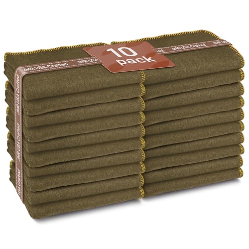 Wool Camping Blanket – 70% Wool Heavy-Duty Military Style Throw, Warm & Washable, Fire Retardant Cover for Emergency, Survival & Outdoor Use – Perfect for Camping, Car, Home & Hiking, Olive 66x90